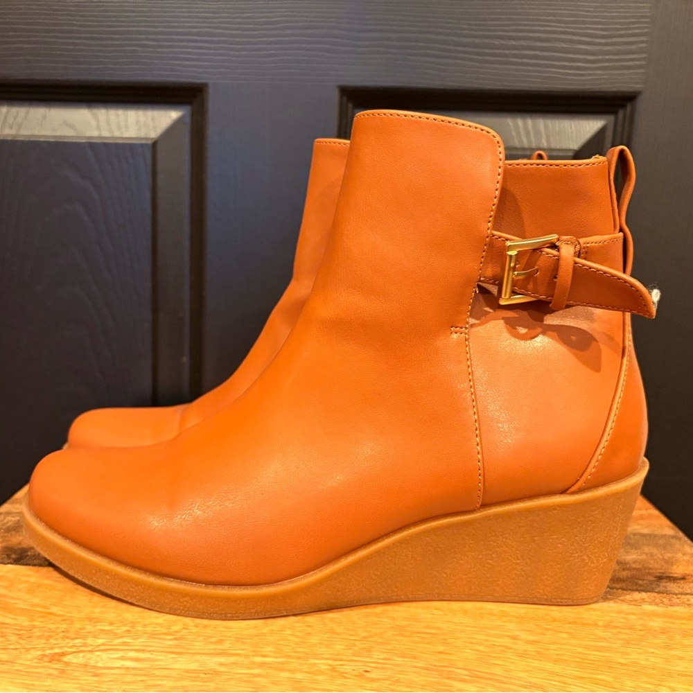 New Aerosoles Bonnie wedge heel ankle Boots 9 - Picture 7 of 8